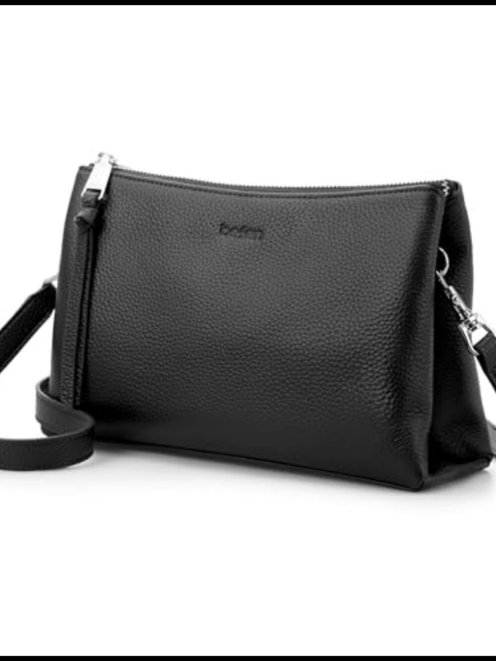 Genuine Leather Crossbody Bag for Women Small RFID Purse